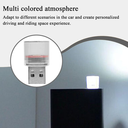 USB LED Car Lamp | USB Mood Lighting for Vehicle - Compact Interior Lighting with 7 Modes for , Trailer and Sedan