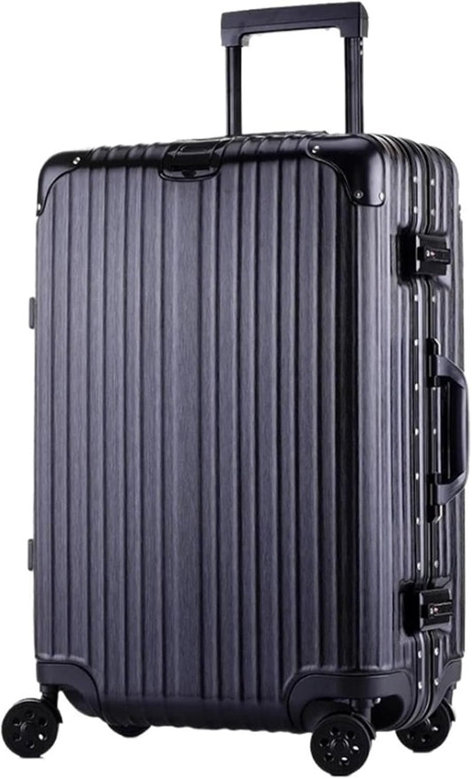PIPONS Luggage Suitcase Unisex Adult Suitcase with Wheels Combination Safety Padlock for Luggage with Hard Edge Large Capacity Suitcase Trolley, c