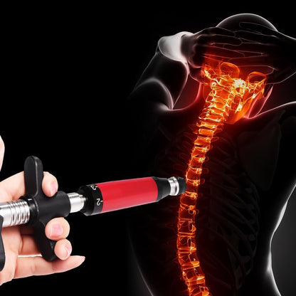 Spine Correction Gun, 6 Levels Manual Spine Activator Chiropractic Therapy Massager Tool Adjustment Massager(02)