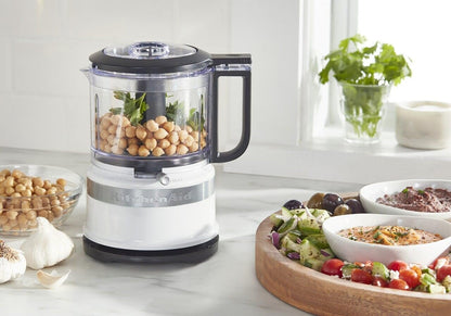 KitchenAid KFC3516WH 3.5 Cup Mini Food Processor, White