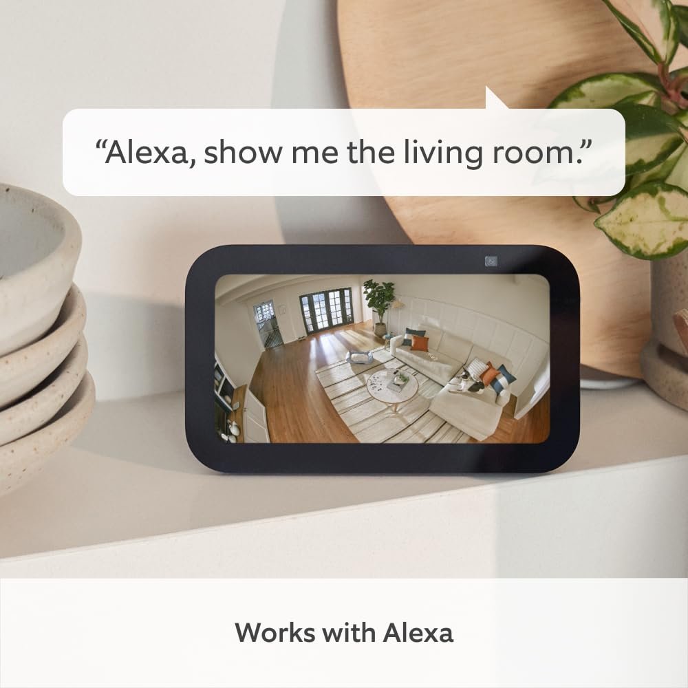 Introducing Ring Pan-Tilt Indoor Camera by Amazon | Plug-In Pet Security Camera | 360Â° pan & 169Â° tilt coverage, Manual Privacy Cover, HD video, Two-Way Talk, Wifi | 30-day free trial of Ring Home