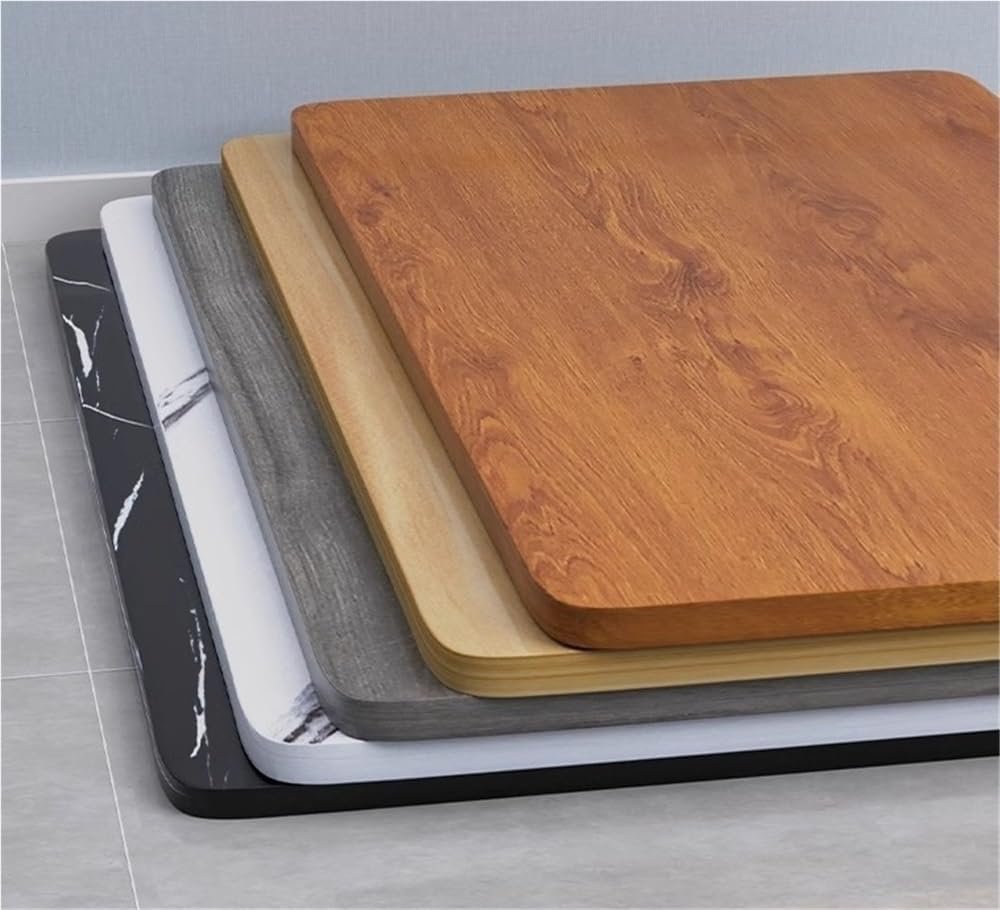 Customizable Wooden Tabletop, Square Wood Board Table Top, Butcher Block Countertop, Desk Top for Office, Kitchen, Dining, DIY Projects(Gray,100x60cm/39.37"x23.6")