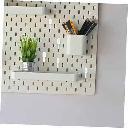 GAXIRE 20pcs Pegboard Hooks: Grid Panel Hanging Hooks Shelving Hangers Organizer for Bedroom Kitchen Office Retail Home Workspace Organization