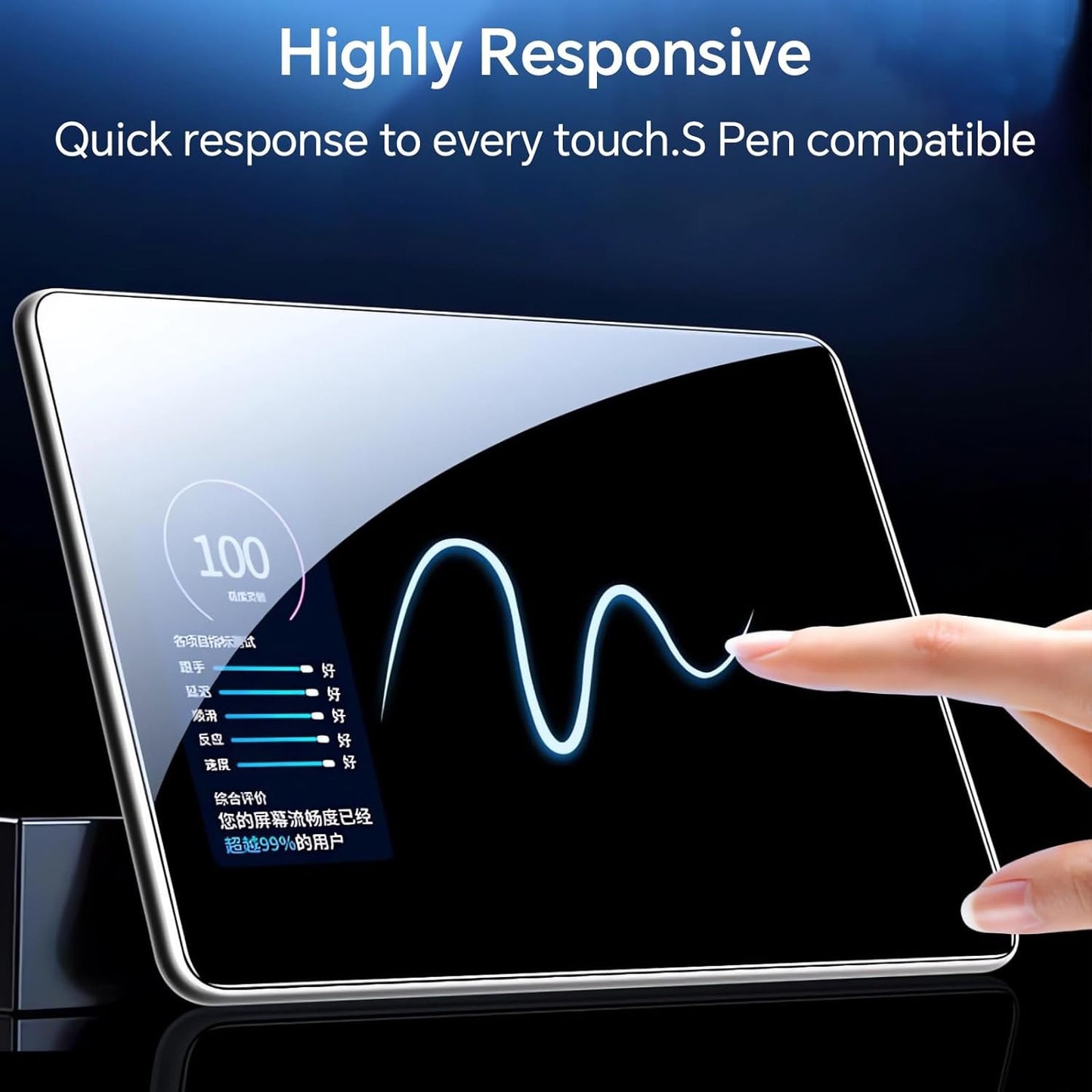 [2 Pack] Coolpow for iPad Air 2 Screen Protector, iPad 9.7 Inch Screen Protector Tempered Glass Film, iPad 6th/5th Generation Screen Protector (2018/2017 Model), iPad Air 1/ iPad Pro 9.7 Inch.