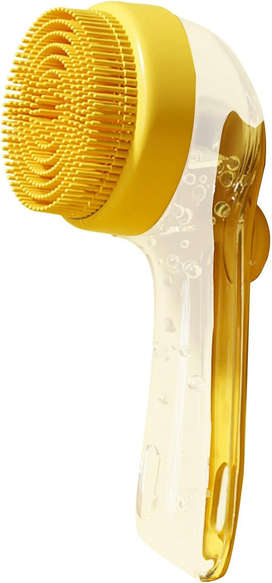 Dog Shampoo Brush, Dogs Washing Brush, Gentle Shedding Slicker, Soft Scrubber Hygiene Cleaning, Ideal for Spa Grooming, Puppy, Kitten, Horse, Bath Time, Home, 7.48x3.35x1.18 inches