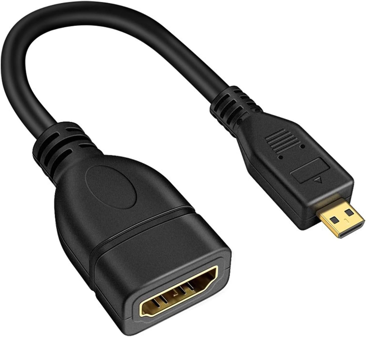 4K MicroHDMI Male to Female Converters for High Video Streaming for Multiple Devices