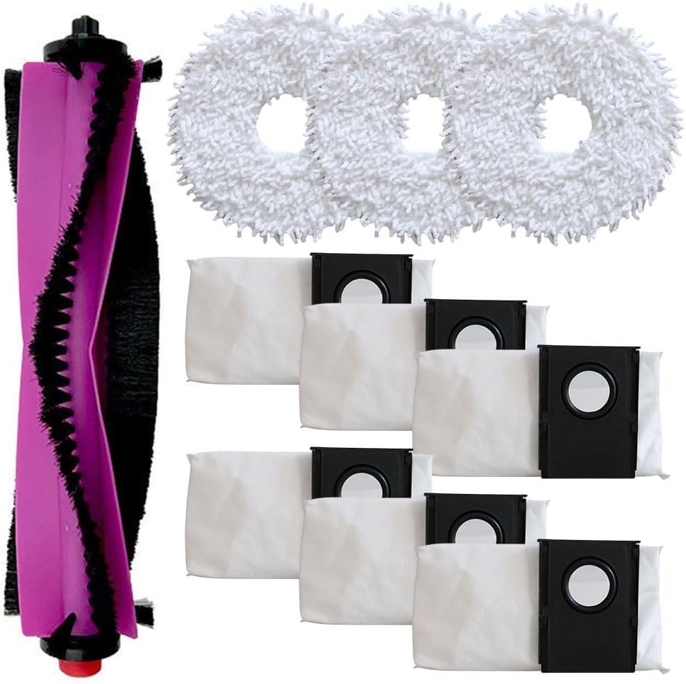 Per Eureka Essential Cleaning Pack Main Brush, Mop Panni & Ampia fornitura di forti sacchetti per la polvere disponibili (A)