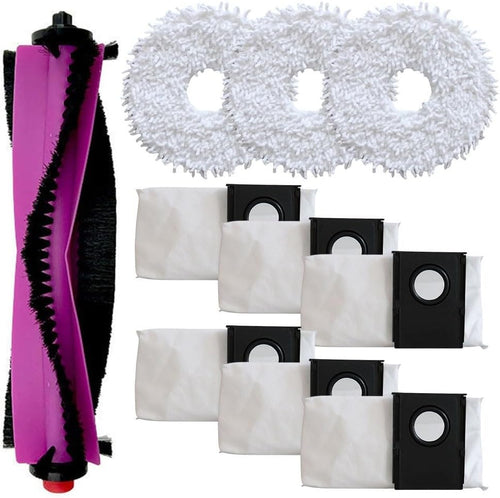 Per Eureka Essential Cleaning Pack Main Brush, Mop Panni & Ampia fornitura di forti sacchetti per la polvere disponibili (A)