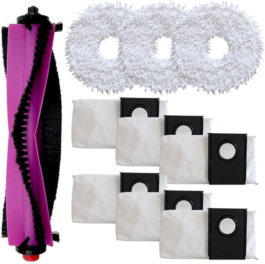 Per Eureka Essential Cleaning Pack Main Brush, Mop Panni & Ampia fornitura di forti sacchetti per la polvere disponibili (A)