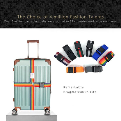 Hi.FANCY 3pcs Straps to Travel Luggage Straps 3pieces Luggage Security Straps Suitcases Straps Luggage Straps Suitcases to 34, Orange, 5cm*200cm