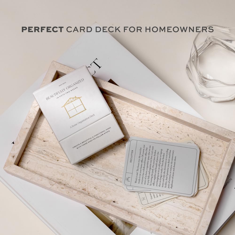 Beautifully Organized In 52 Weeks: A Home Organization Card Deck