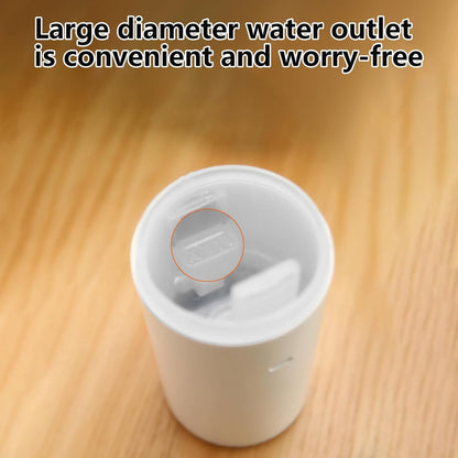 Qkbuza Car Aromatherapy Humidifier,Portable Mist Humidifier Air Freshener - Air Purifier Ultrasonic Travel Auto Freshener with 7 Lights for Workplace Home