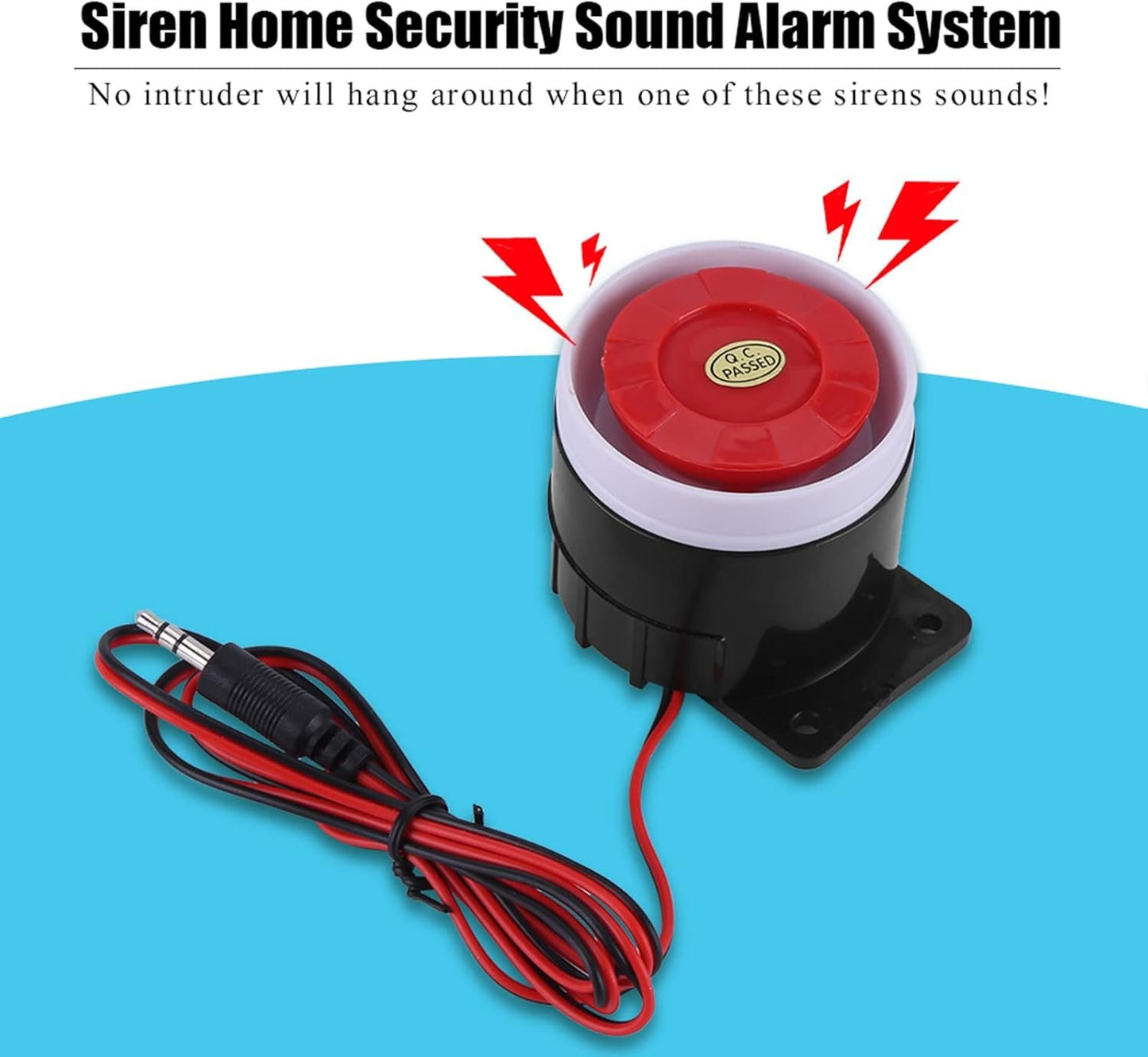 DC 12 V Mini Alarm Horn Home Security 110 dB Bold Alarm, #304