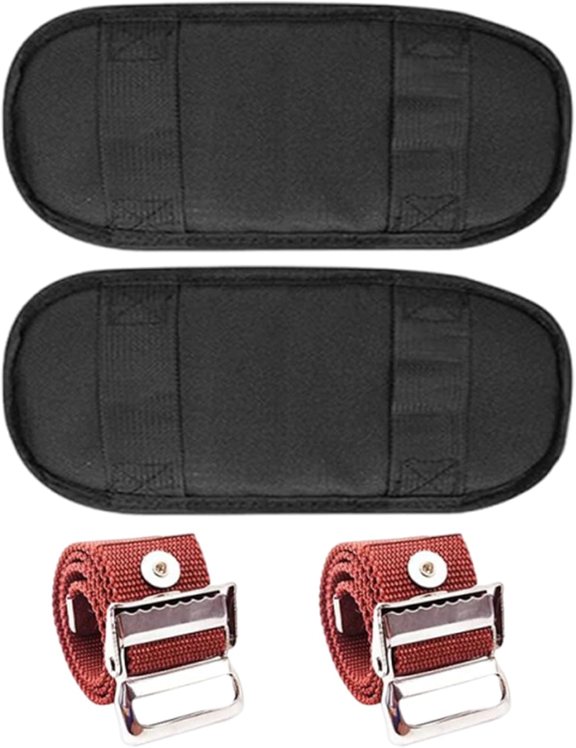 Stilt Pads, Adjustable Drywall Stilt Leg Straps, Safety Nylon Construction Tool for Home Decoration, Wiring, Painting, Plastering, and Ceiling Work, Reliable Support Professionals
