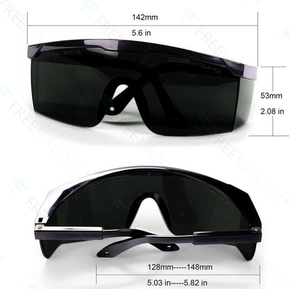 FreeMascot Red Light Therapy Glasses, 190-2000nm IPL Eye Protection for Hair Removal Treatment, Tanning Safety Glasses