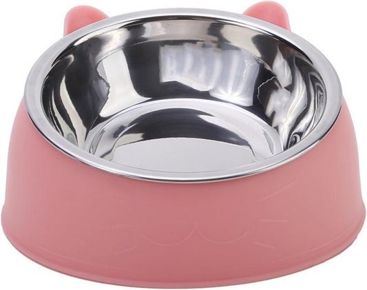 Adrosstoller Ciotola staccabile per irrigazione e mangiare, per alleviare la pressione del collo, ciotola protetta per il collo dell'animale domestico, ciotola per l'irrigazione del cane