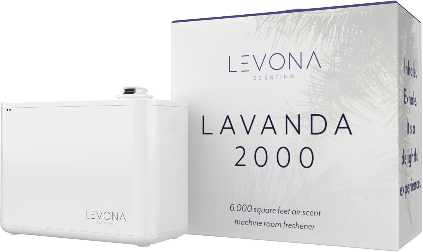 Levona Scent Lavanda: 6000 SQFT HVAC Diffuser - Whole House Air Freshener - Scent Air for Office, Hotel & Home Scent Diffuser - Fragrance HVAC Scent Diffuser + App Control (Scent Sold Separately)