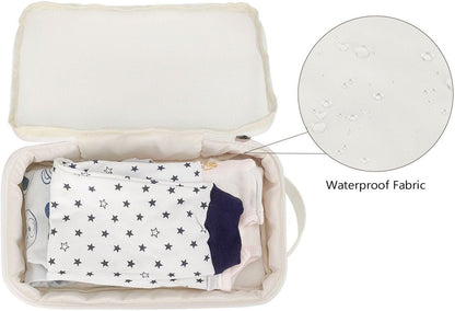 Diaper Bag Organization, Nursery Toiletry Storage Travel Packing, Waterproof Lightweight Cloth Organizer with Multiple Uses, Ideal for Adults, Family, Friends 9.84x5.91x1.57 Inch