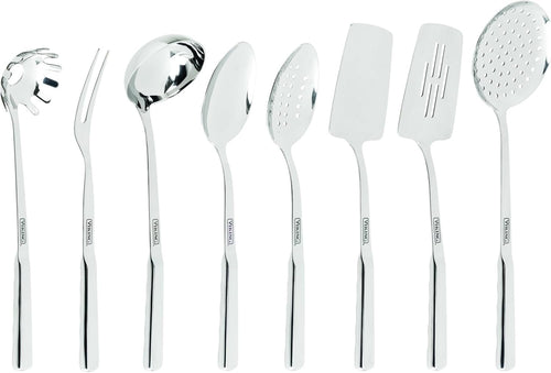 Viking Culinary 8pc Stainless Steel Utensil Set, Silver (40129-9988G)