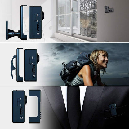 FUVISION No WiFi Security Camera,Mini Camera Surveillance,1080P Micro Camera,Small Camera 90 Minutes Battery,Portable Nanny Camera Motion Detect,24/7 Loop Record,Perfect for Home and Office Security