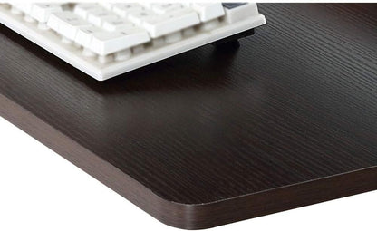 Aerkenga Standing Desk Small Computer Desk, 100 CM Height Adjustable Sit to Stand Desk, Rolling Mobile Desk Portable Laptop Desk for Home Office Use, Black