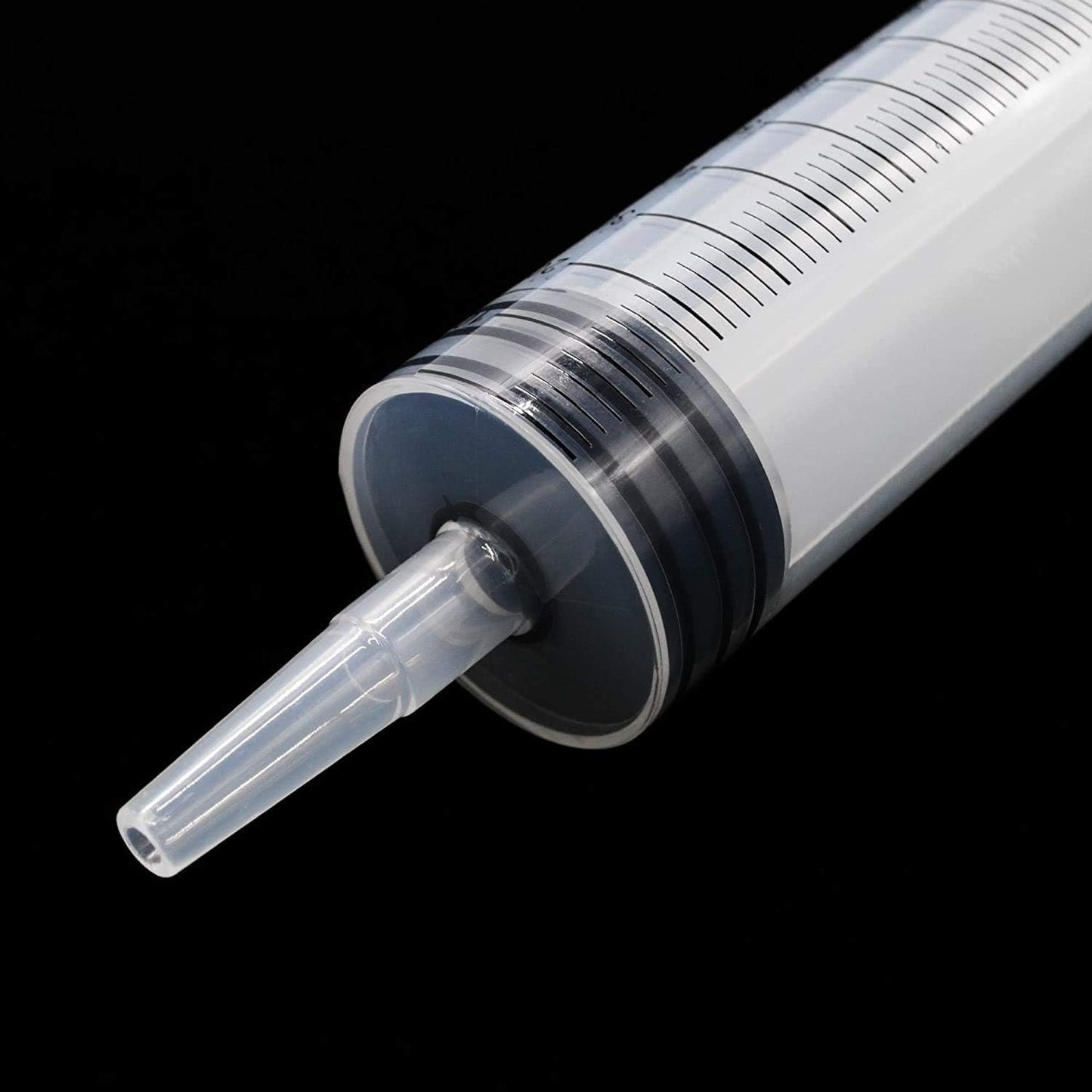 DFYOUHOME Large Plastic Syringe with Tube 60ml & 20ml with 13inch Tubing for Scientific Labs, Measuring, Watering, Refilling, Filtration, Feeding Pets, Oil or Glue Applicator, 4pcs