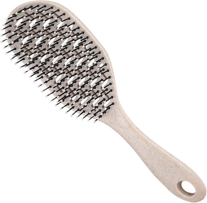 Men Hair Brush, Paddle Bristle Scalp Massage Tooth, 9.4x2.8x1.2 Inch Easy to Clean & Maintain, Cleaning Comb for Scalps Styling, Daily Use, College Dorm, Hotel, Vacation and Travel