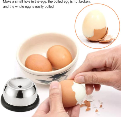 Boiled Egg Piercer | Stainless Steel Egg Piercer Peeler - Stainless Steel Shell Egg Poker Peeler, Fast Egg Piercing Tool to Easily Peel Eggs, Kitchen Gadgets Puchen