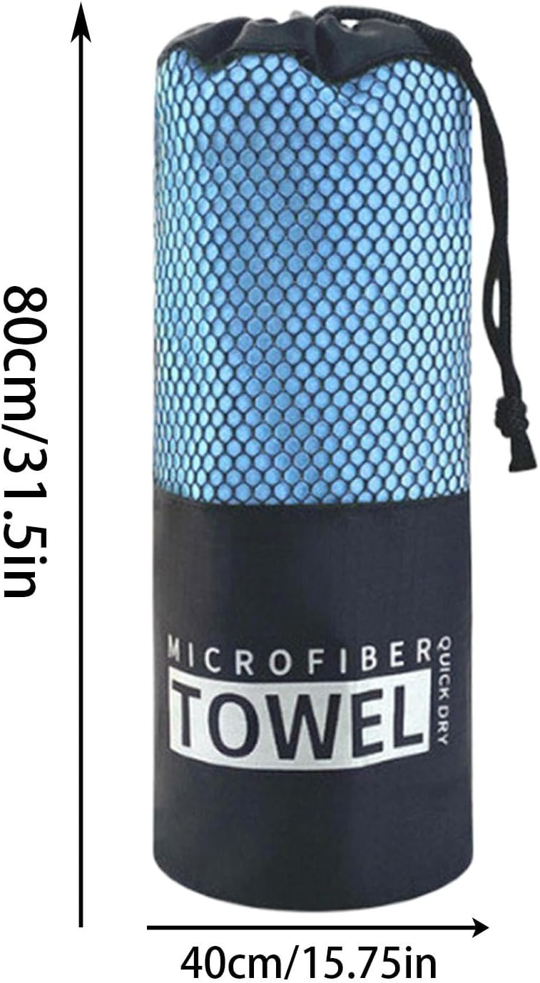 Quick Drying Beach Towel, Microfiber Bath Towel, Portable Workout Gear, Sandproof And Quick-Drying Washing Cloth For Camping, Exercise, And Fitness Activities