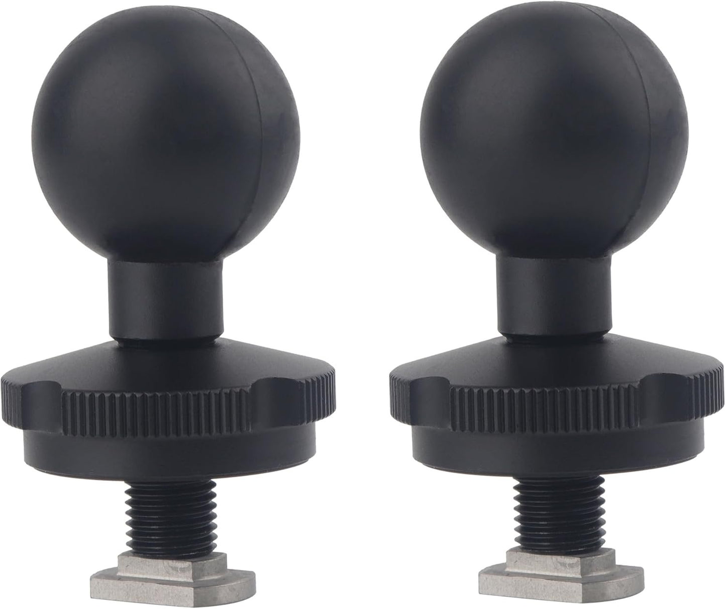 Rigdance 1" Track Ball with T-Bolt for RAM B Size Double Socket Arm, Track Mount for Kayak/Truck/Motorcycles, Compatible with RAM Tough-Track(2PCS)