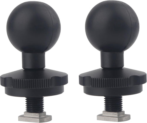 Rigdance 1" Track Ball with T-Bolt for RAM B Size Double Socket Arm, Track Mount for Kayak/Truck/Motorcycles, Compatible with RAM Tough-Track(2PCS)