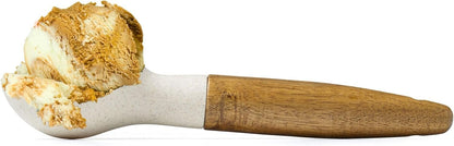 Starfrit Gourmet ECO - Ice Cream Scoop - 7.9" - Acacia Handle - Wheat Straw Fibers