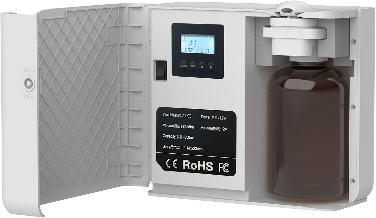 Air Esscentials The Radiant Smart Scent Air Machine – Large Nebulizing Waterless Diffuser for Whole Home & Commercial Use, Bluetooth/App Control, Covers 4,000 sq. ft., White