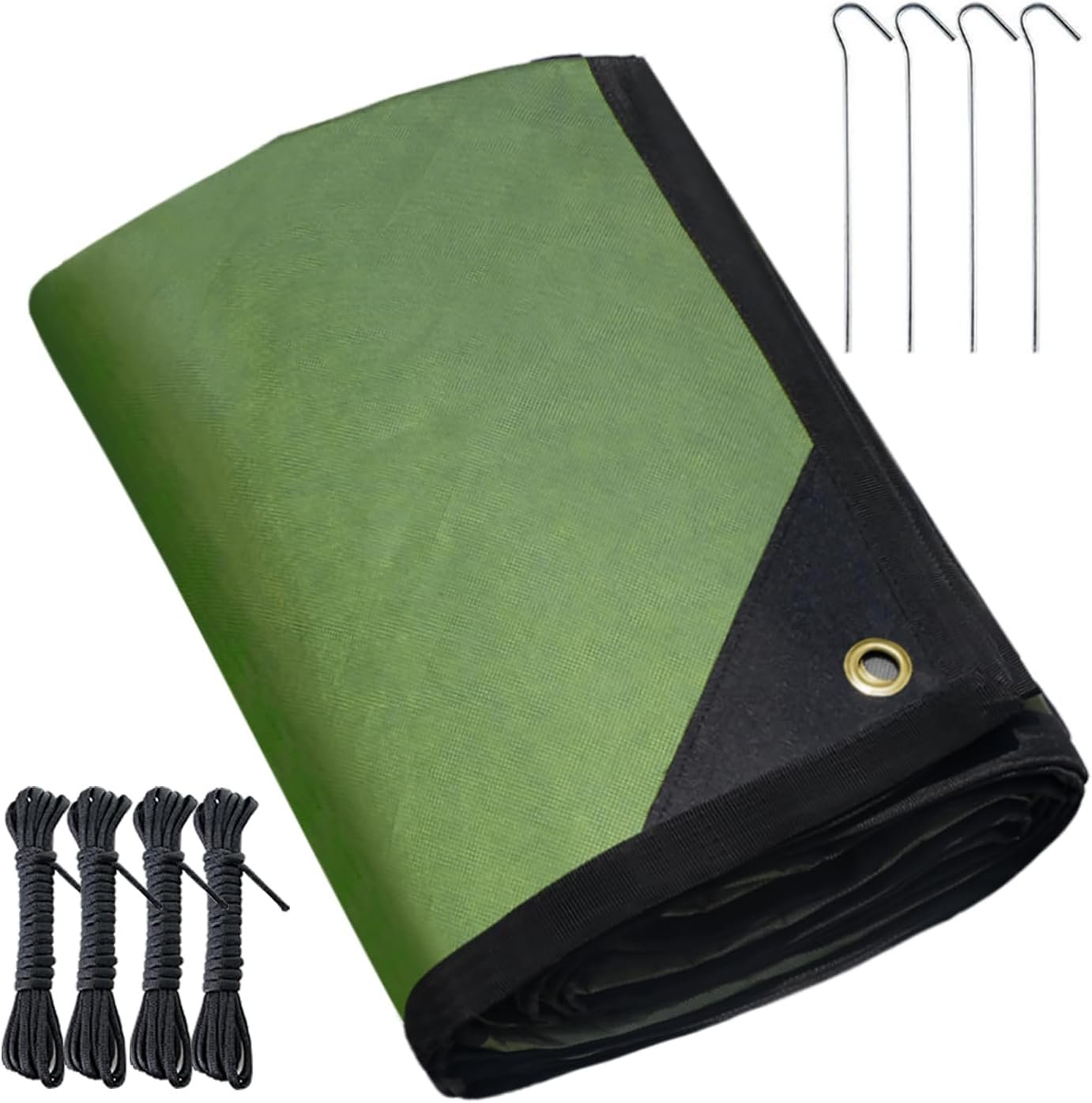 Safety Barrier：LYN XL Heavy Duty Survival Emergency Blanket/Tarp Cover-8.5'x11.8',Reflective Thermal Ripstop Waterproof,for Army,Tarp Covcer,Survial,Life Protection