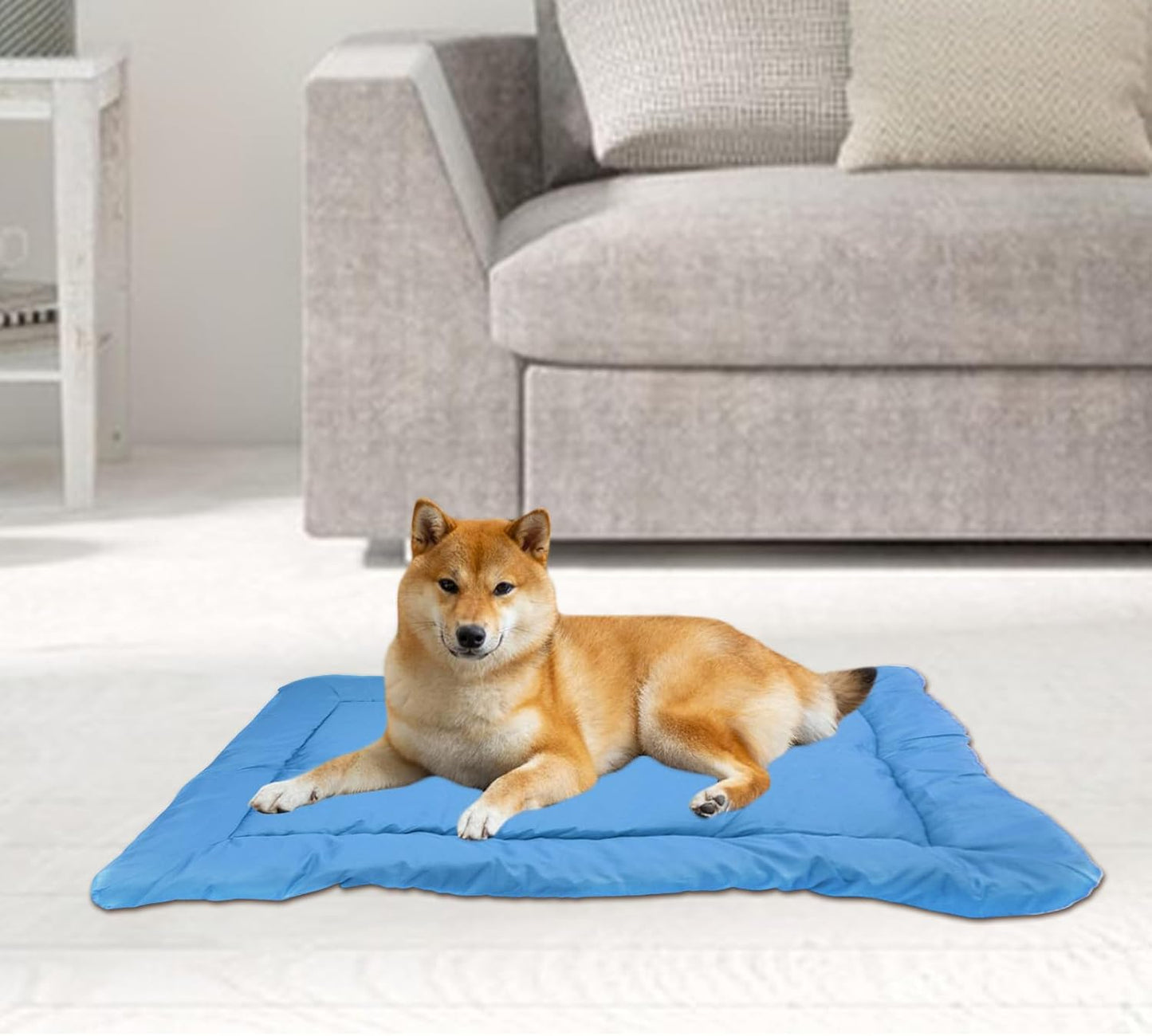 Outdoor Dog Bed, Portable Travel Mat, Roll-Up Pet Cushion, 35.43x23.62x1.18 inches, Waterproof Washable, Camping Gear, Small Medium Large Breeds, Indoor Outdoor