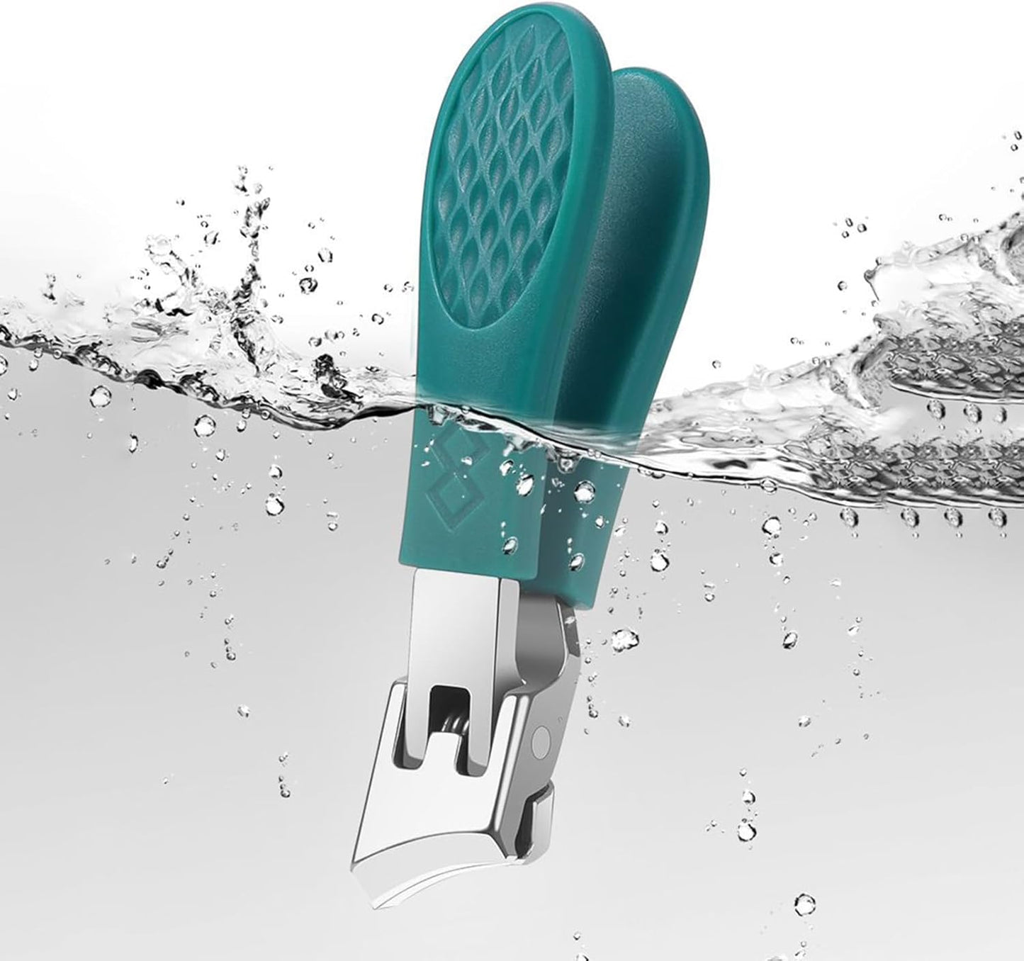 Lmyit Nail Trimmer For Women | Anti-Splash Ingrown Nail Trimming Tool with File and Spoon | Wide Jaw Opening Slanted Tool For Women Men Seniors Elderly Adults Pedicure