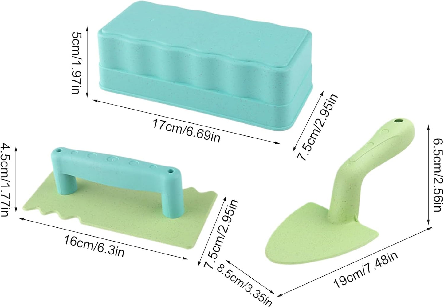 Générique Beach Toys, Lightweight Beach Games, Multi-Functional Educational Shovel Brick Model, Perfect for Summer Vacation, Poolside Play, and Water Park Adventures