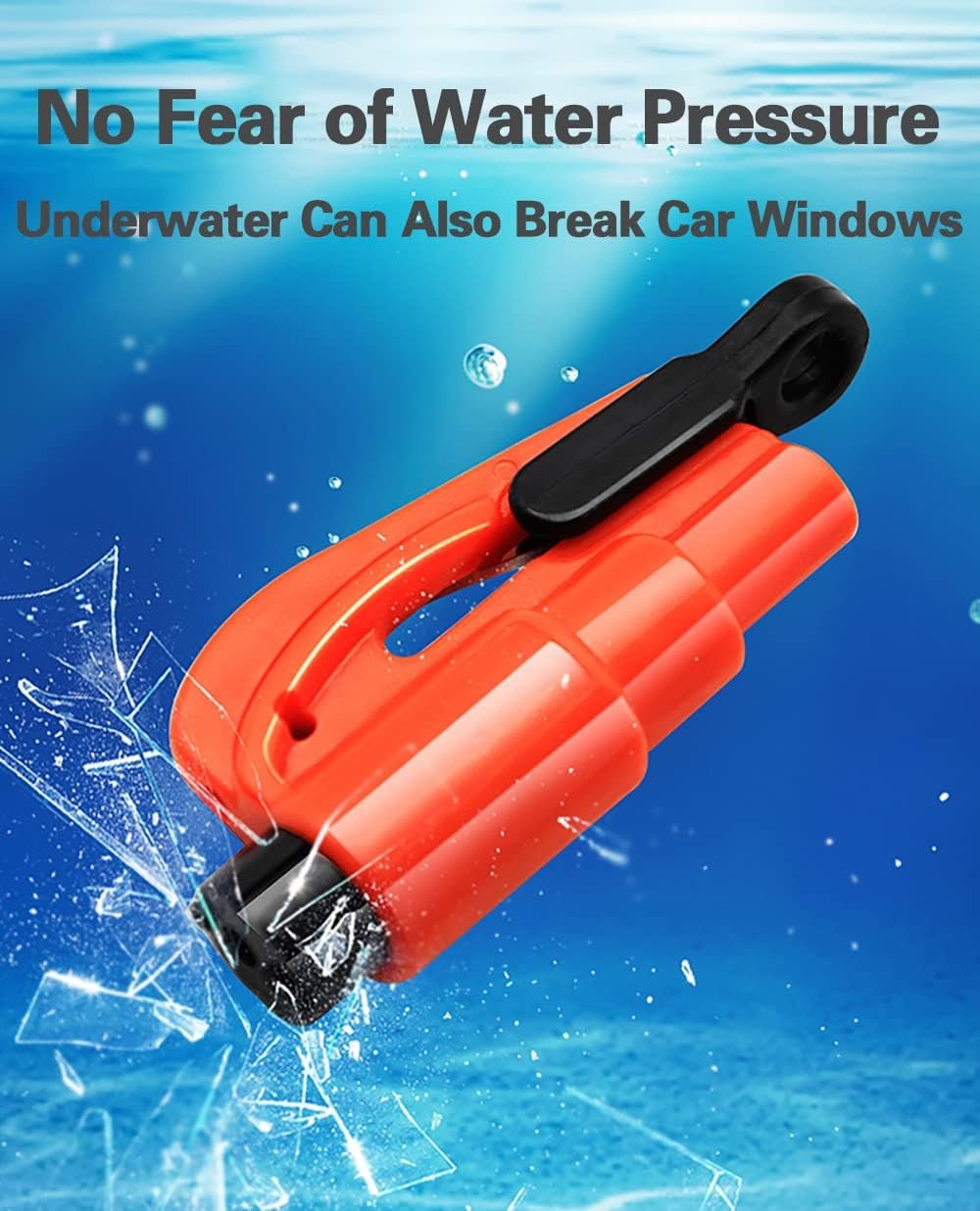 6 Pcs Car Window Breaker Keychain Seatbelt Cutter Glass Breaker Car Emergency Escape Tool Seat Belt Cutter Window Breaker Car Safety Mini Hammer