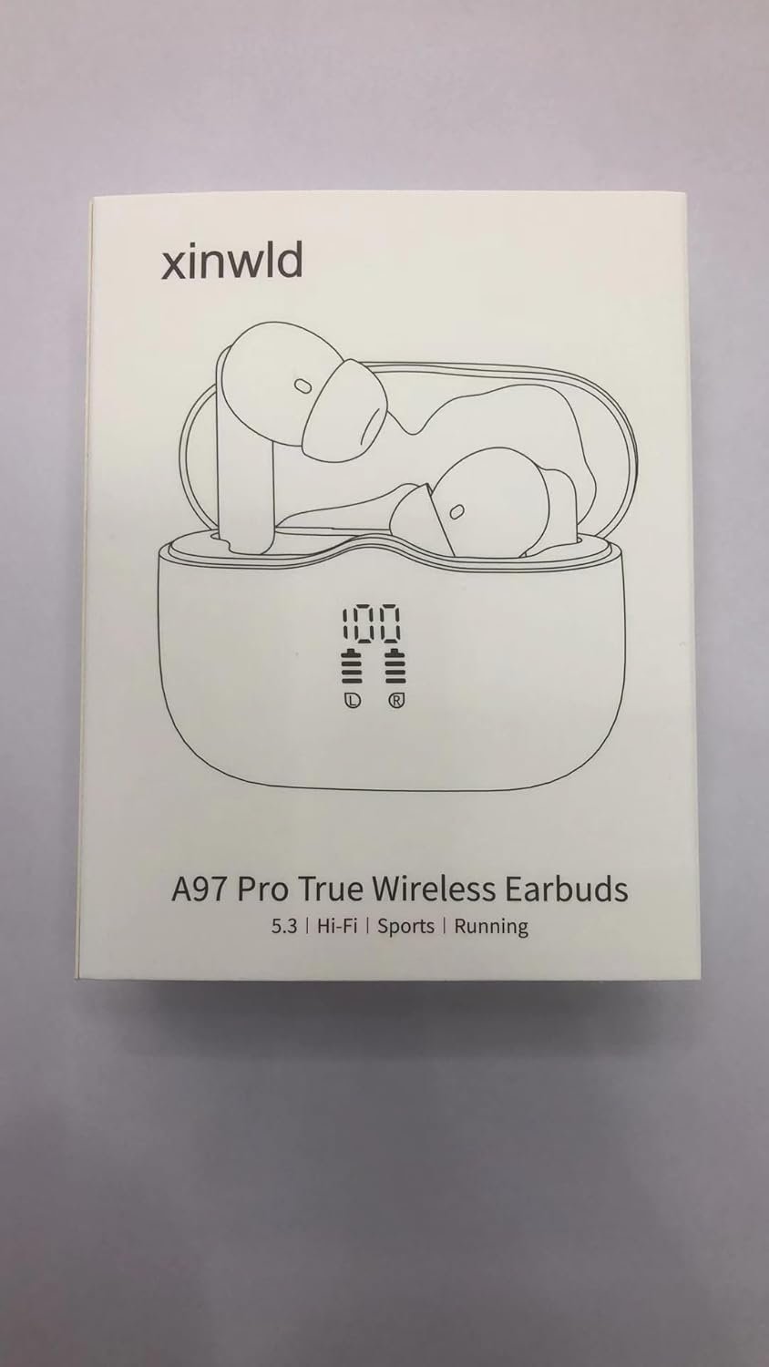 Wireless Earbuds, Bluetooth Ear Buds 5.3 Mini HiFi Stereo with 4 ENC Noise Cancelling Mics Wireless Headphones, in Ear Earphones 40H IP7 Waterproof, USB C, Bluetooth Earbuds for Sports, Gym, Workout
