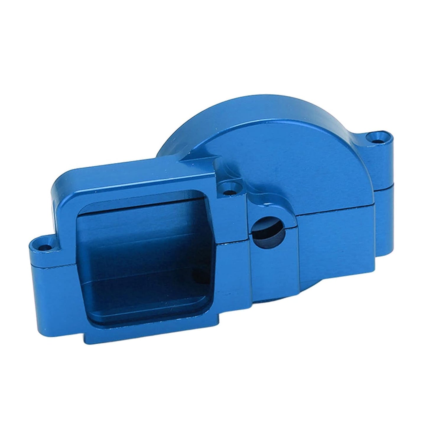 Centro Centrale in Lega di Alluminio Alloggiamento per il per Latrax 1/18 RC Auto RED RED STURDY UPGRADIO CASE CAMPIO MIDDO CASE ALTA SULLA STRADITÀ ANTI-DRORMAZIONE (BLUE)