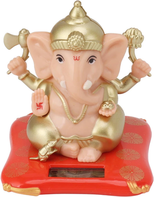 PAOORTS Ganesha God Lord Ganesha Idol Statue, Elefante Indiano Buddha Ganesha Scultura, Regali Diwali Indiani per Cruscotto Auto, Oggettistica per la Casa, Sala Yoga Oggettistica per la Casa