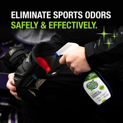 Vapor Fresh Sports Cleaner and Deodorizer, 16 Fl Oz, Hockey and Sports Gear Odor Eliminator, Boxing Glove Deodorizer, Gym Equipment Spray, Natural and Plant Based (1-Pack)