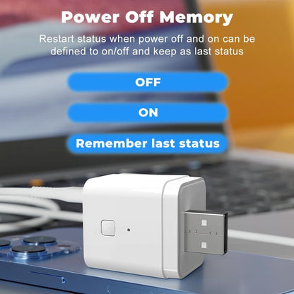 UanTii Tuya Smart Micro USB Adaptor Smart Plug WiFi Mini Power Adaptor Compatible with Alexa Works with Google Home