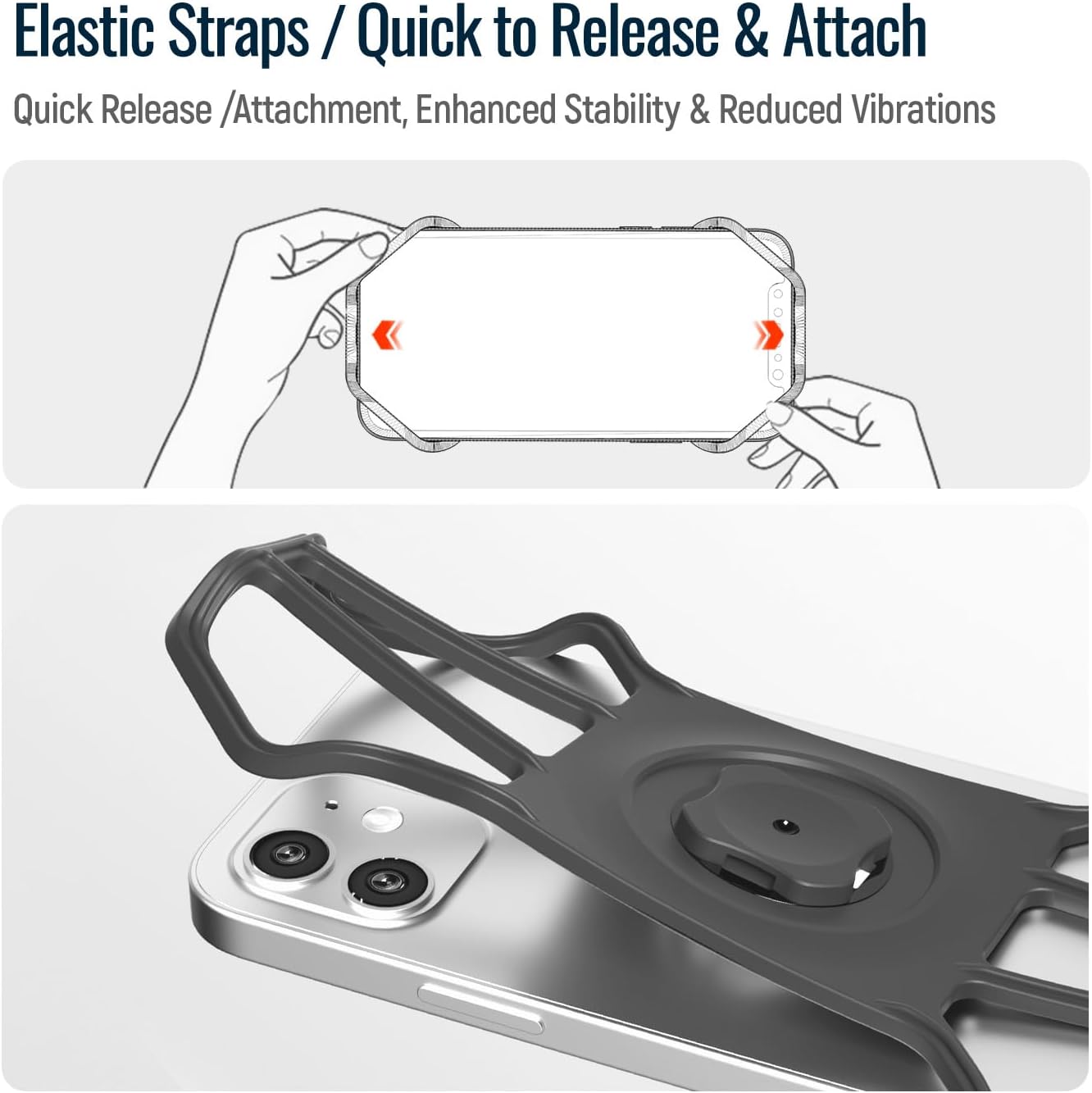 sincetop Universal Phone Silicone Adapter for C Series [1st Generation/2nd Generation] Holders