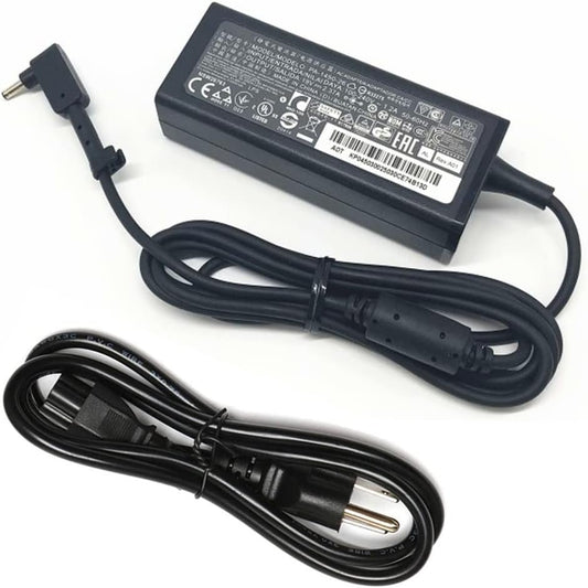 AC Charger Fit for Acer adp-45fe f Charger Acer Chromebook R 11 R11 CB5-132T CB5-132T-C8ZW CB5-132T-C9KK CB5-132T-C1LK C738T-C44Z Laptop 45W Power Supply Adapter Cord