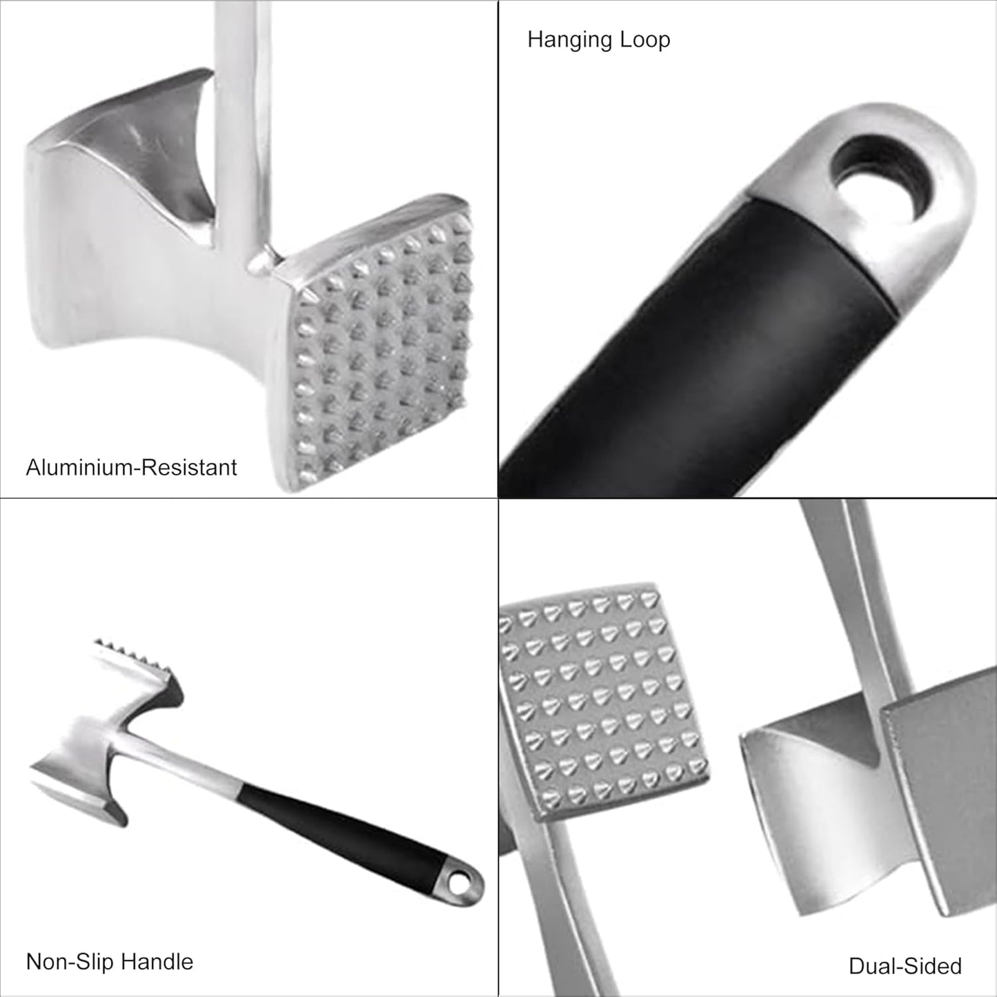 Meat Tenderizer, Meat Tenderizer Tool, Meat Mallet, Kitchen Meat Tenderizer Mallet, Meat Pounder, Meat Hammer, Kitchen Gadgets, Kitchen Utensils, Meat Mallet Pounder, Essentials, Meat Tools Hammer