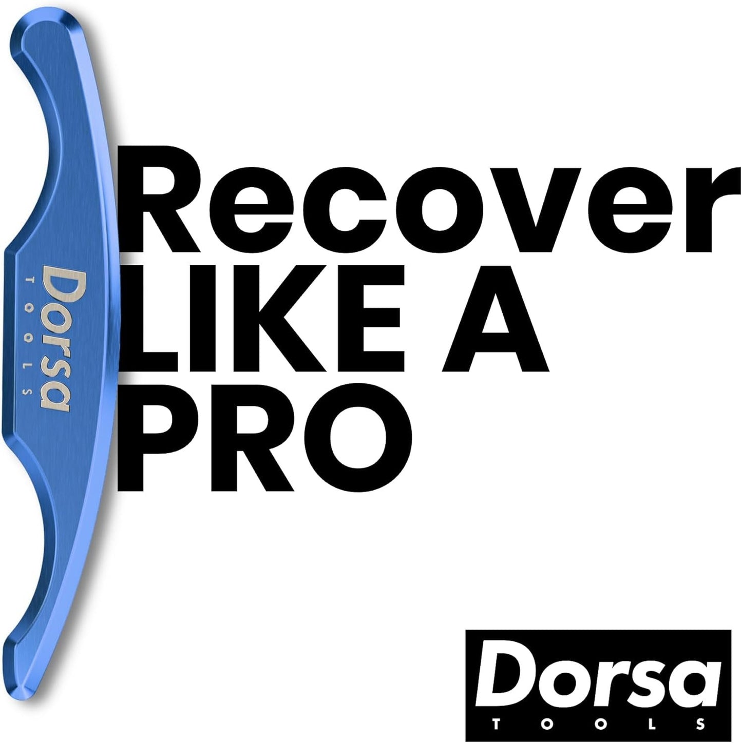 DORSA TOOLS Original Myofascial Release Tool for Muscles and Soft Tissue Mobilization - Stainless Steel Muscle Scraper Tool - Chiropractor Tools for Physical Therapy