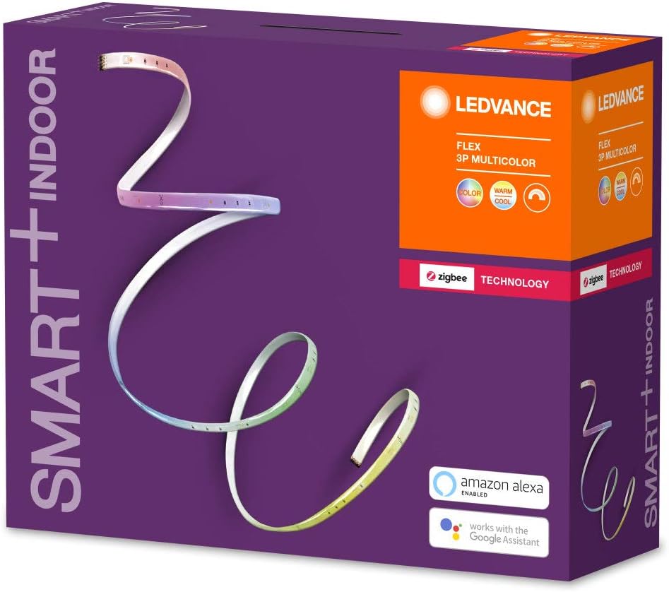 Ledvance Smart Flex RGBW Zigbee LED Strip, Coloured Light, Base Kit, 180 cm