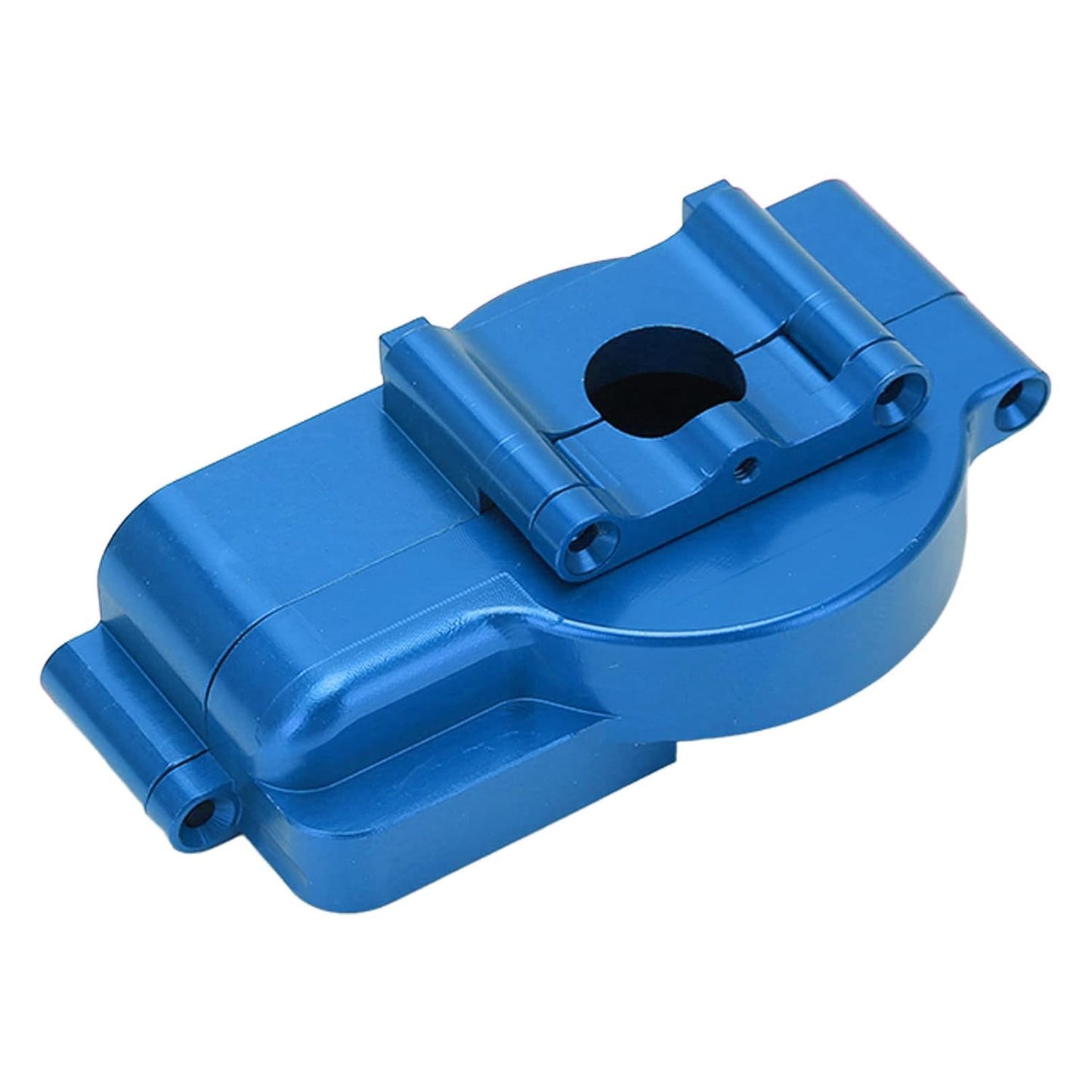 Centro Centrale in Lega di Alluminio Alloggiamento per il per Latrax 1/18 RC Auto RED RED STURDY UPGRADIO CASE CAMPIO MIDDO CASE ALTA SULLA STRADITÀ ANTI-DRORMAZIONE (BLUE)