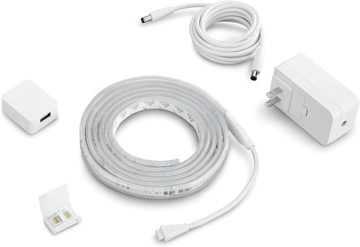 Philips Hue Indoor 6-Foot Smart LED Light Strip Plus Base Kit - Color-Changing Single Color Effect - 1 Pack - Control with Hue App - Works with Alexa, Google Assistant and Apple HomeKit